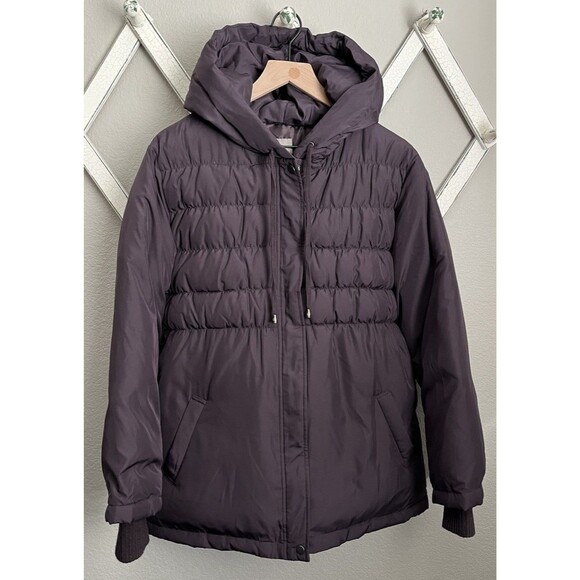 J. Jill Jackets & Blazers - J.Jill Women's M Hooded Down Puffer Jacket Wrist Cuffs